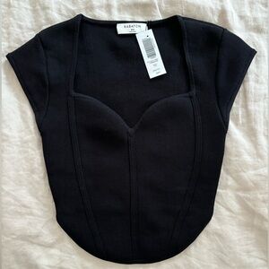 Babaton Sculpt Knit crop top